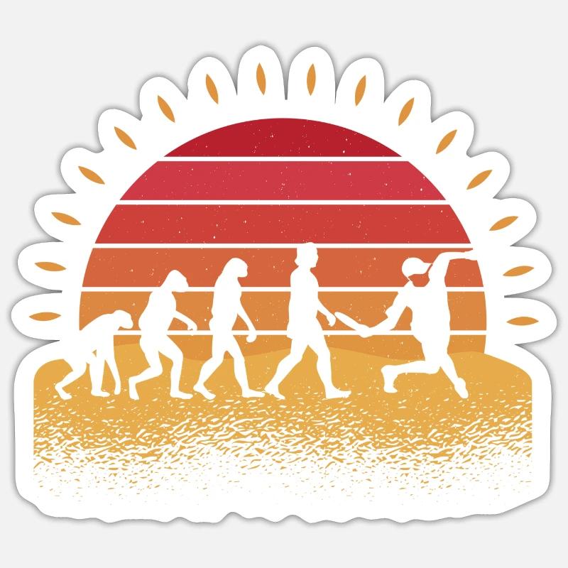 Disc Golf Disc Golfer Evolution Sport Sticker size S (10 x 10 cm)