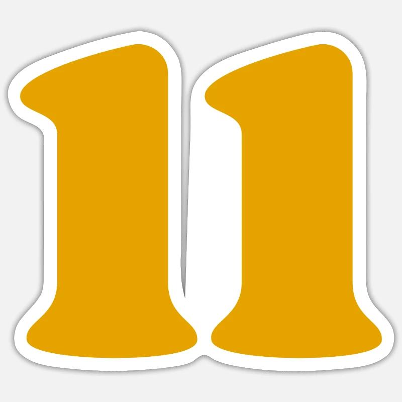 11 - Sticker taille S (10 x 10 cm) - blanc mat