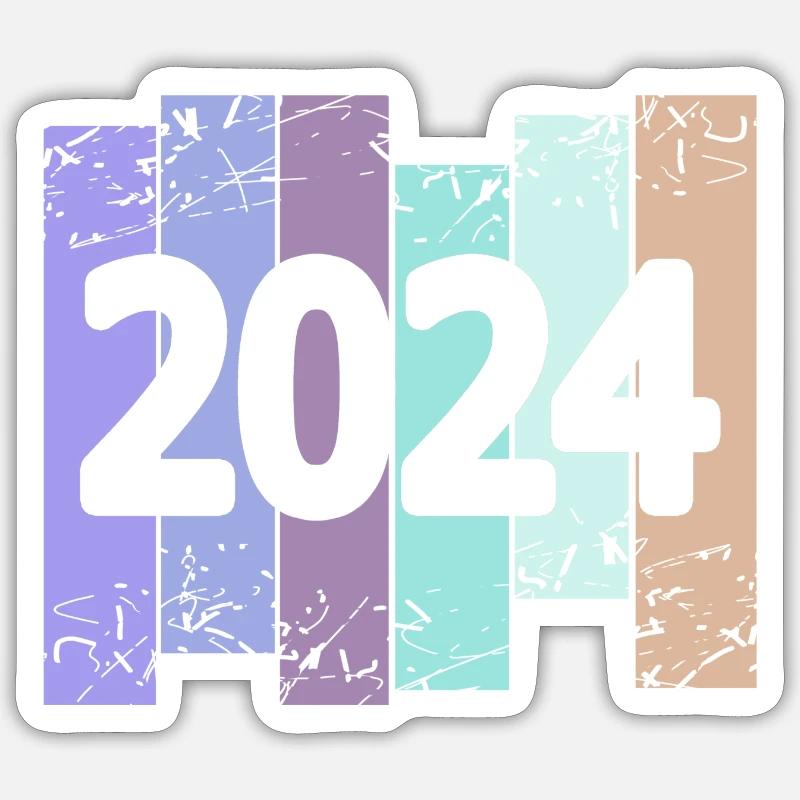 Classic Car 2024 - Sticker size S (10 x 10 cm) - white matte
