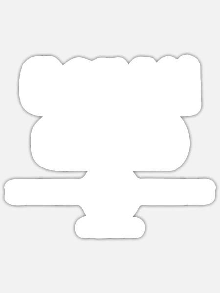 Ocean Child - Sticker Größe S (10 x 10 cm) - Mattweiß