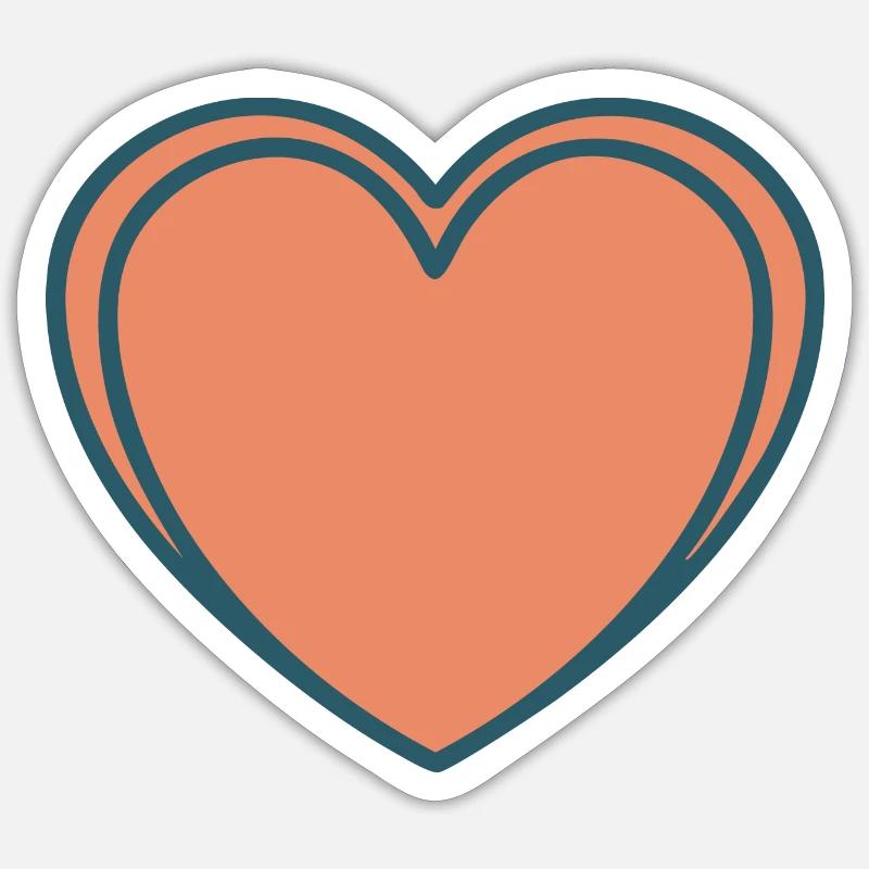 Boho Heart Sticker size S (10 x 10 cm)