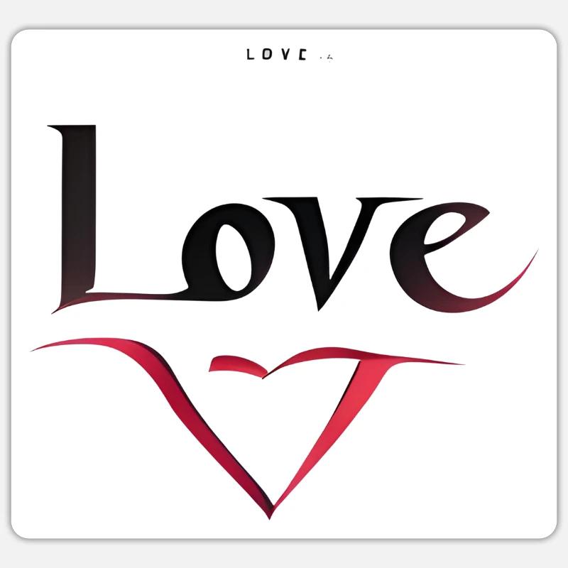 Liebe 07 Sticker Größe S (10 x 10 cm)
