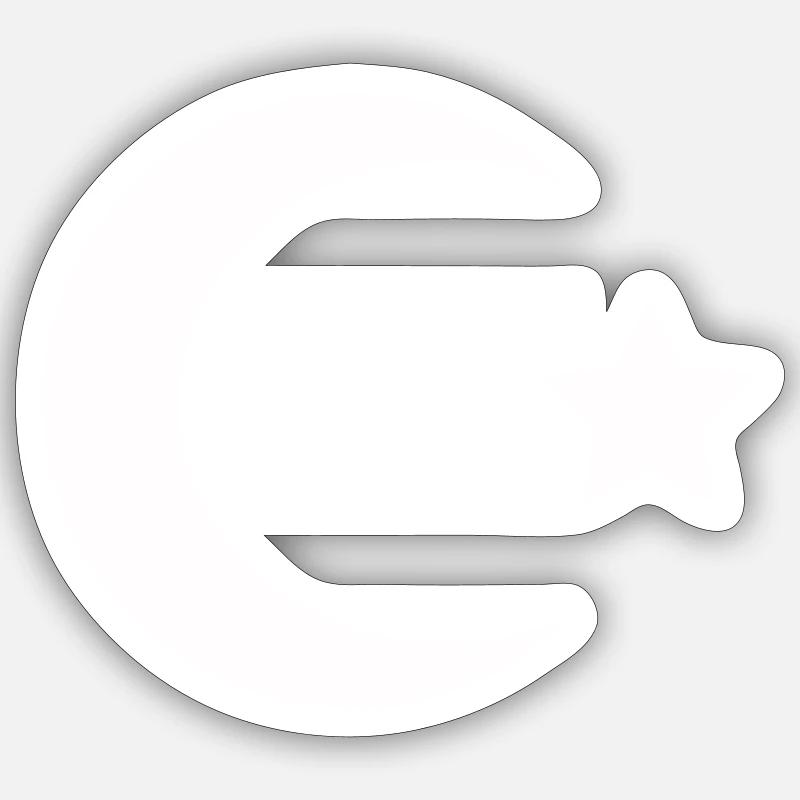 Crescent Sticker size S (10 x 10 cm)