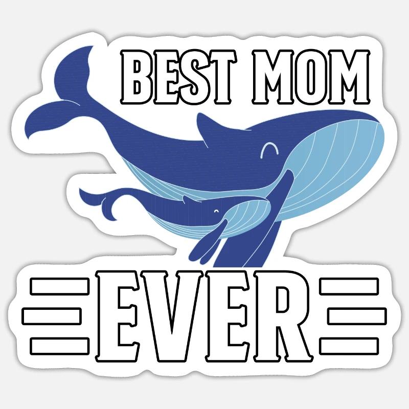 Die beste Mutter aller Zeiten Sticker Größe S (10 x 10 cm)