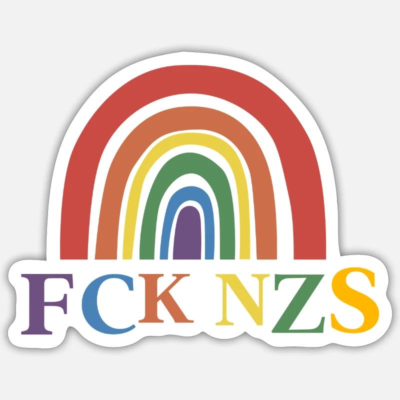FCK NZS Sticker size S (10 x 10 cm)