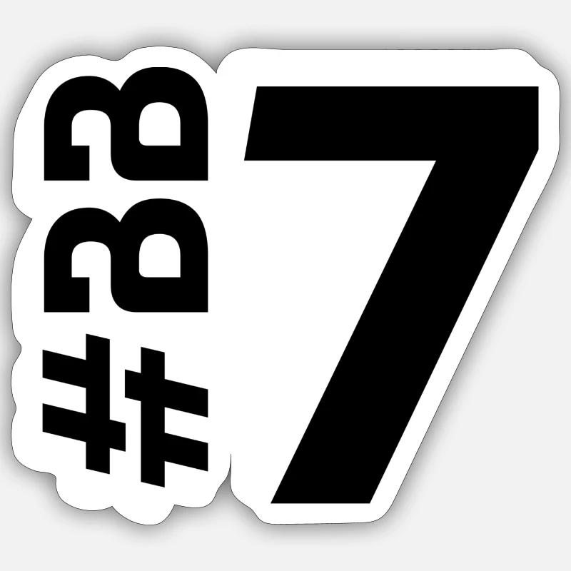 BB7-KARTON - Sticker Größe S (10 x 10 cm) - Mattweiß