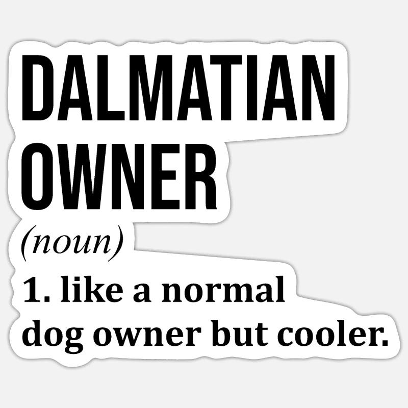 Dalmate Sticker taille S (10 x 10 cm)