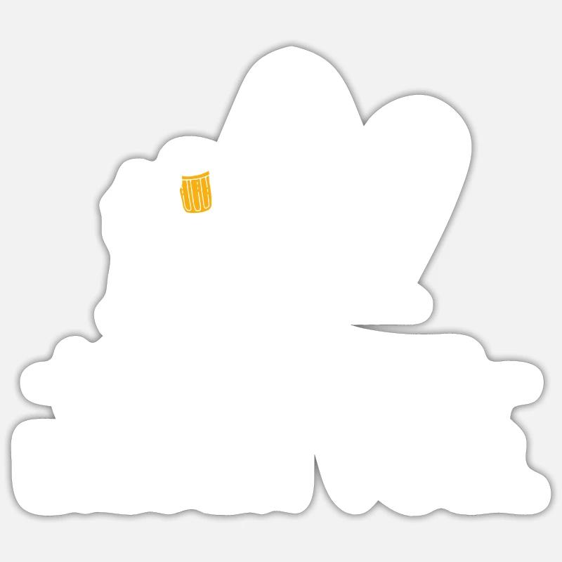 Lovingly Prefer Full Groups - Sticker size S (10 x 10 cm) - white matte