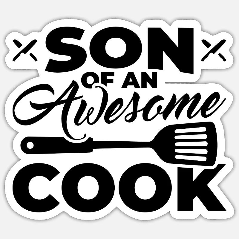 Son Koch - Sticker taille S (10 x 10 cm) - blanc mat