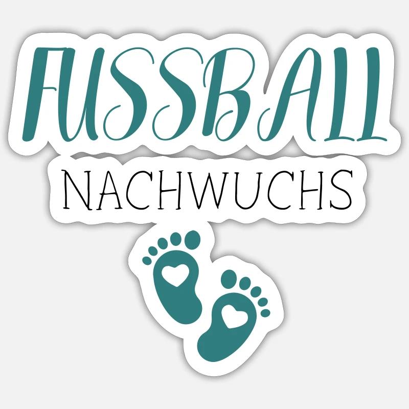 Fußball Nachwuchs Sticker Größe S (10 x 10 cm)