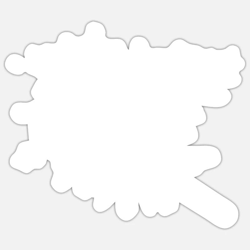 Wand - Sticker size S (10 x 10 cm) - white matte