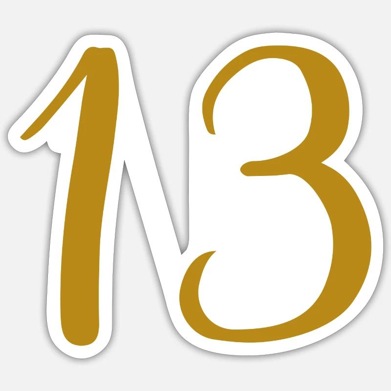 13 - Sticker size S (10 x 10 cm) - white matte