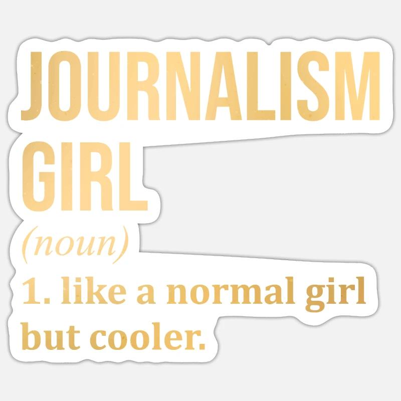 journalisme Sticker taille S (10 x 10 cm)