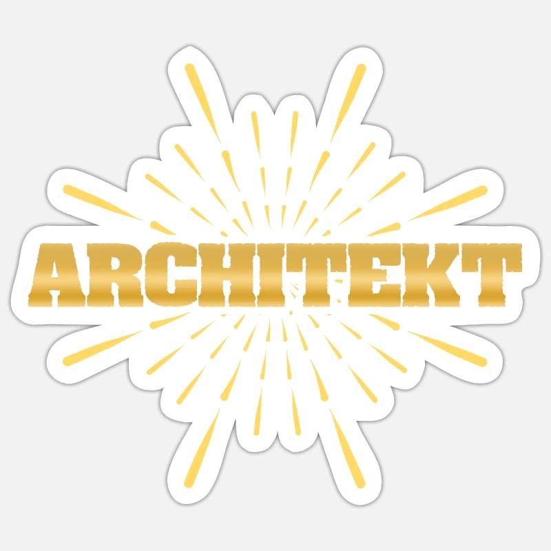 Architecte Sticker taille S (10 x 10 cm)