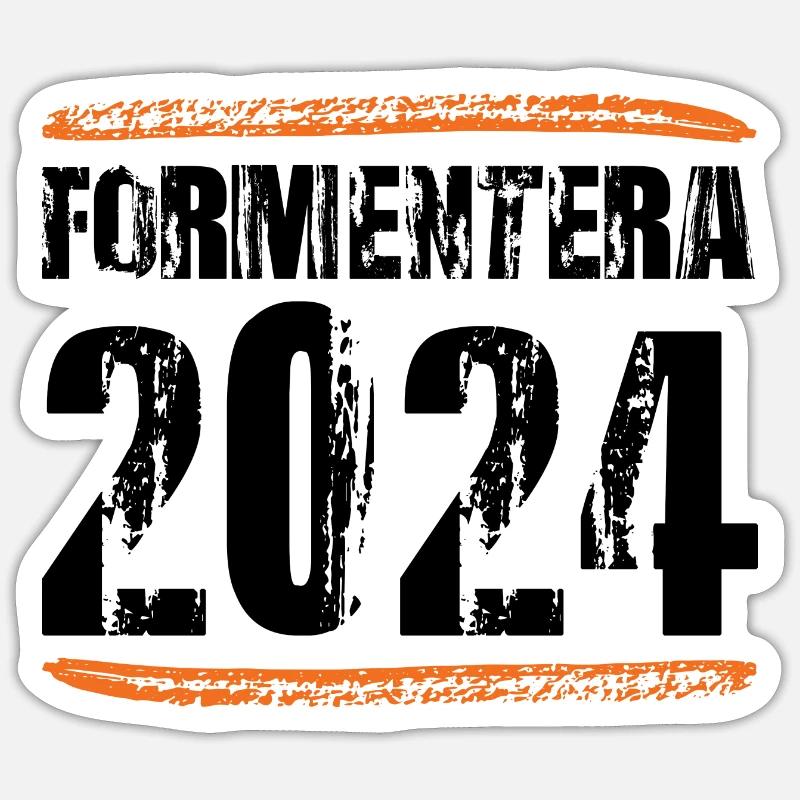 Devis Formentera 2024 Sticker taille S (10 x 10 cm)