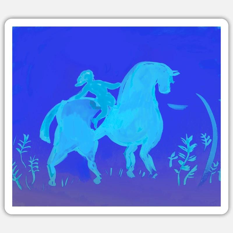 Chevalier Sticker taille S (10 x 10 cm)