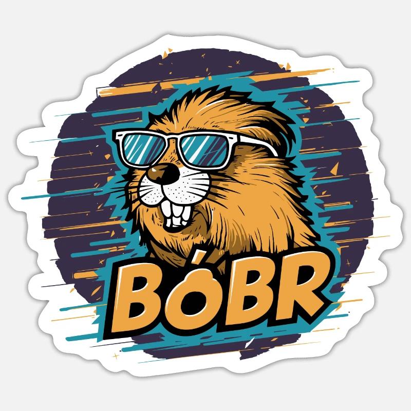 Bober Bóbr Polnisch Bober Bobr polish bóbr meme Sticker Größe S (10 x 10 cm)