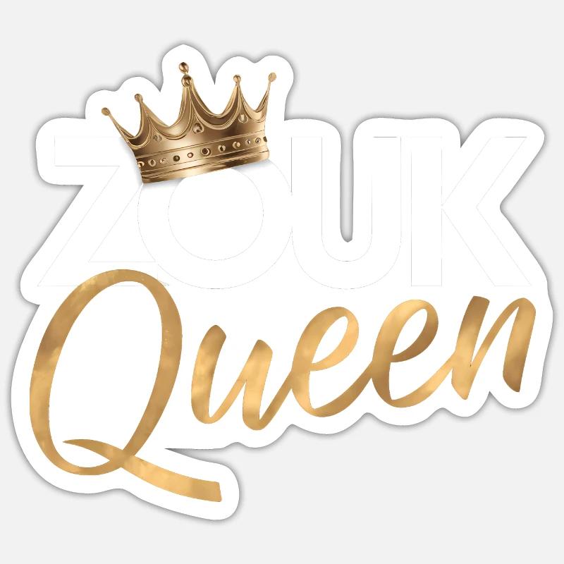 Zouk-Tanz-Geschenk Sticker Größe S (10 x 10 cm)