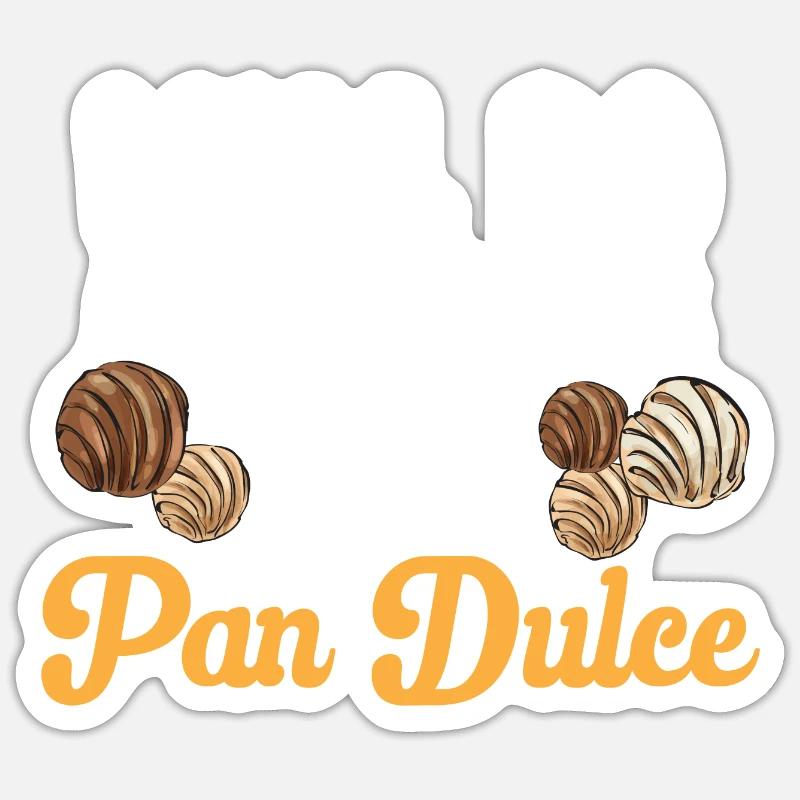Concha Hispanic Mexican Pan Dulce Sticker size S (10 x 10 cm)