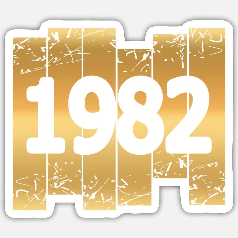 1982 Sticker size S (10 x 10 cm)