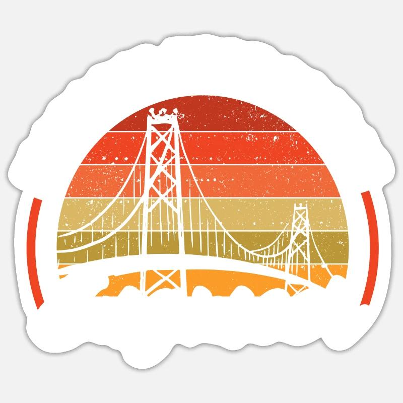 World's Best Bridge Engineer Construction Builder Sticker size S (10 x 10 cm)