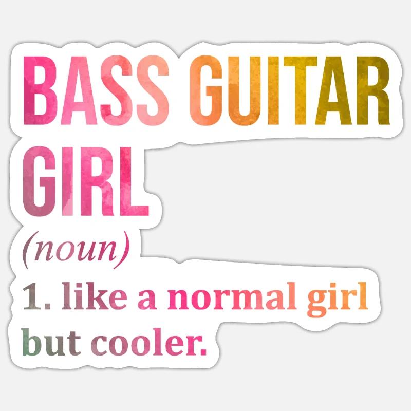 basse Sticker taille S (10 x 10 cm)