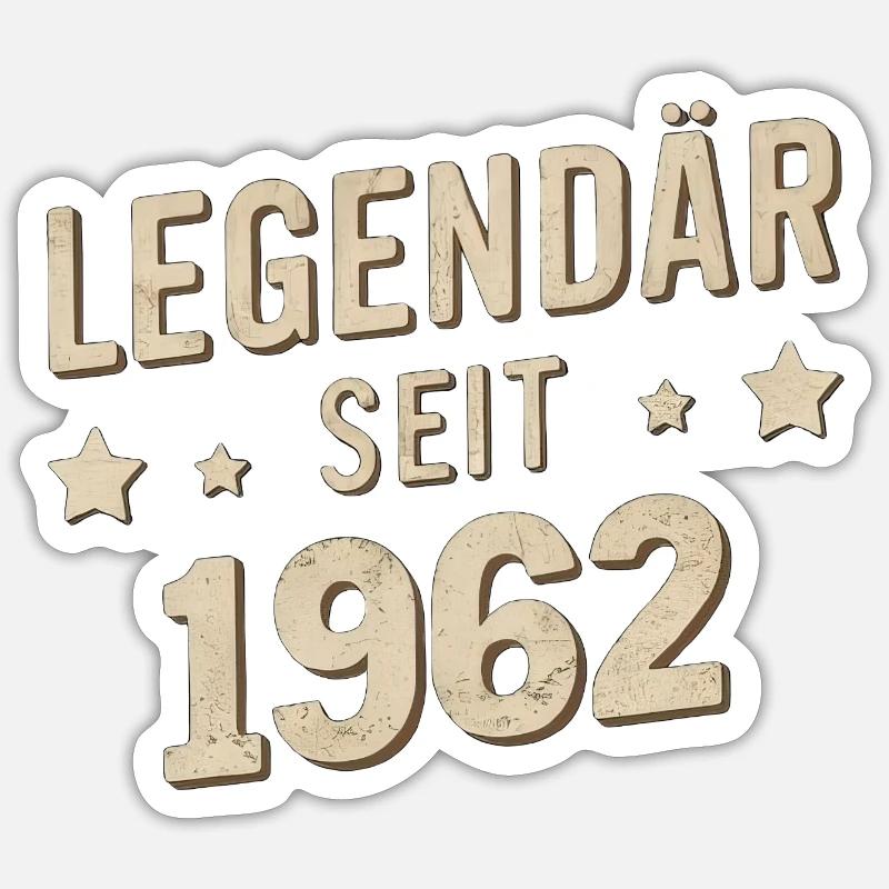 Legendary since 1962 Sticker size S (10 x 10 cm)