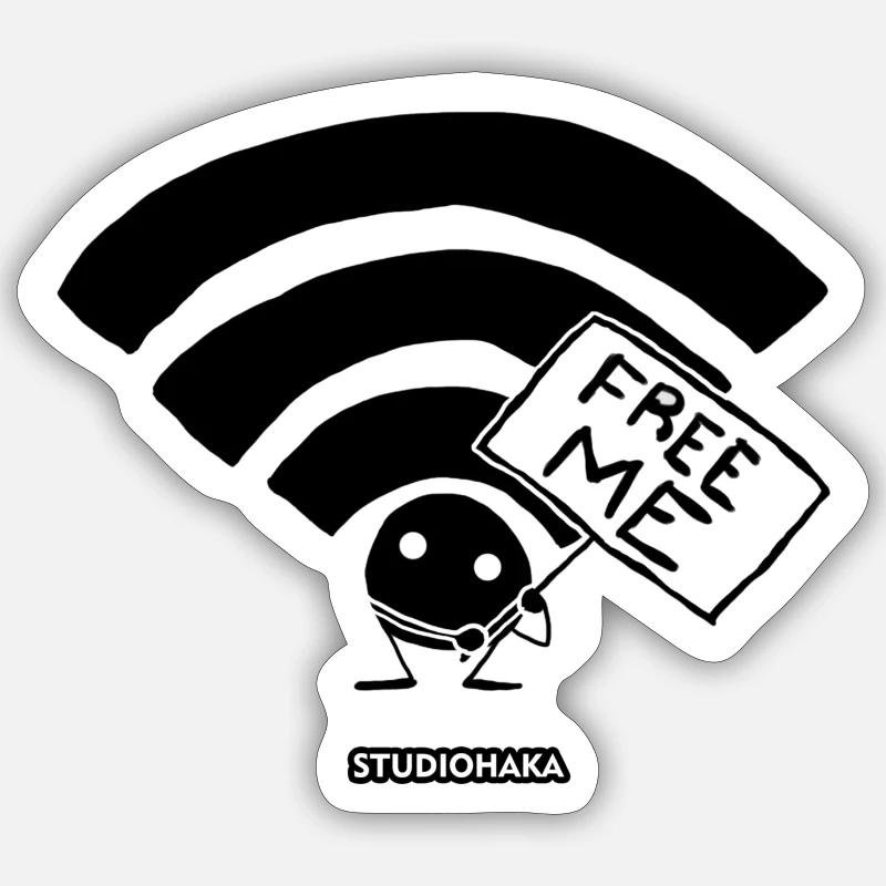 FREEWLAN STUDIOHAKA Sticker size S (10 x 10 cm)