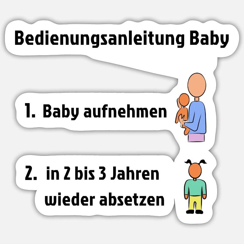 Sticker Größe S (10 x 10 cm) - 