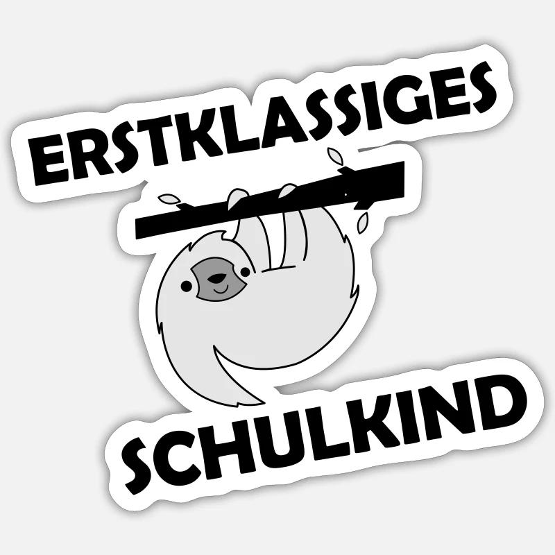 First class school kid 002 Sticker size S (10 x 10 cm)