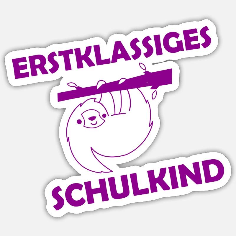 First Class School Kid 001 Sticker size S (10 x 10 cm)