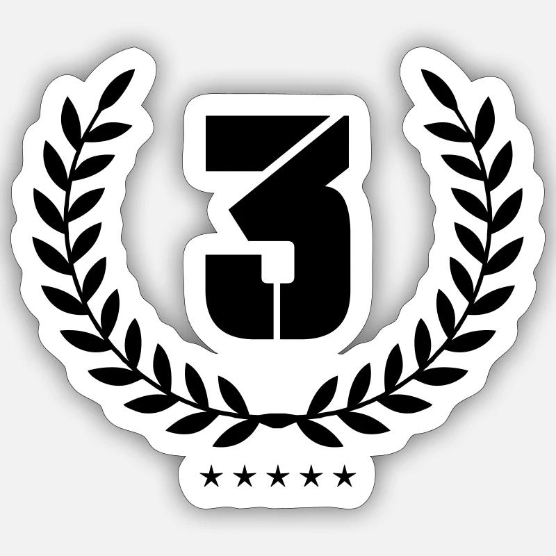 Wreath 3 Sticker size S (10 x 10 cm)