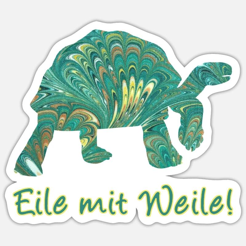 schildkröte e 71 Sticker Größe S (10 x 10 cm)