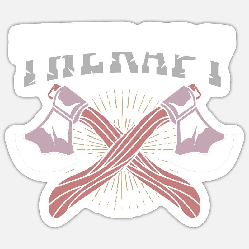 Axe Sticker size S (10 x 10 cm)