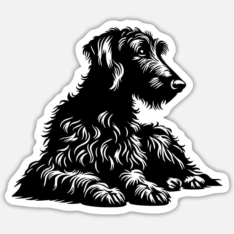 Scottish Deerhound Sticker size S (10 x 10 cm)