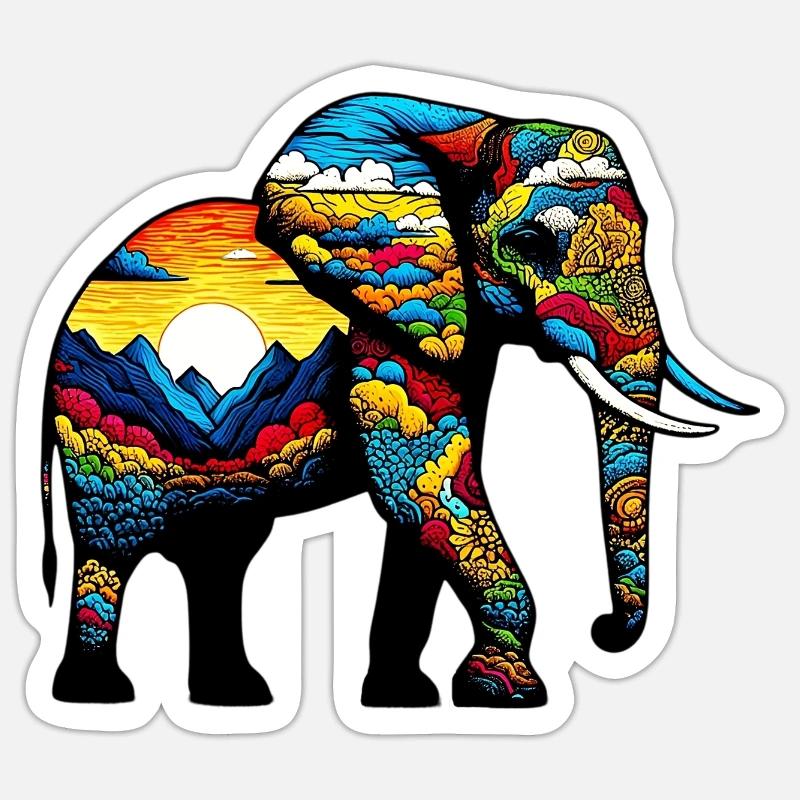 Sticker Größe S (10 x 10 cm) - 