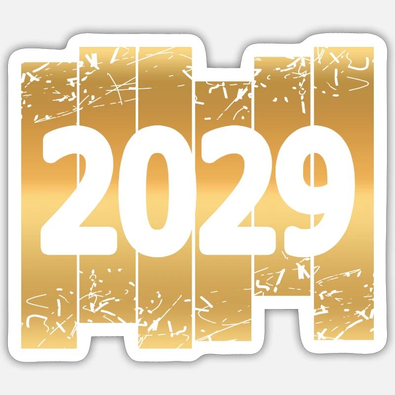 2029 - Sticker taille S (10 x 10 cm) - blanc mat