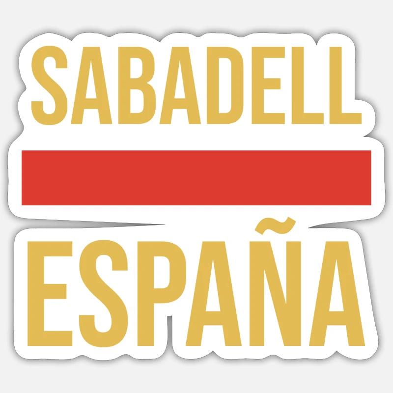 Sabadell Cooking Apron - Sticker size S (10 x 10 cm) - white matte