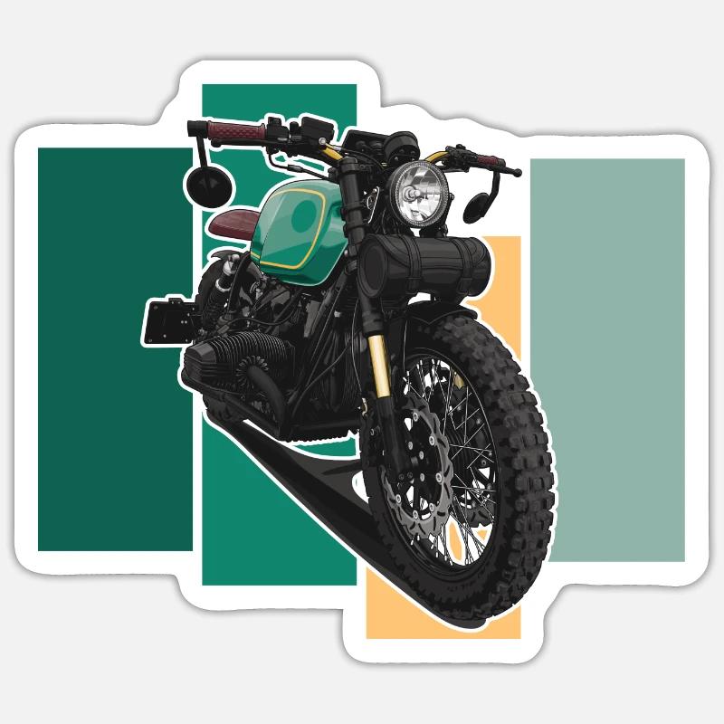 Bobber // Custom // Motorrad Sticker Größe S (10 x 10 cm)
