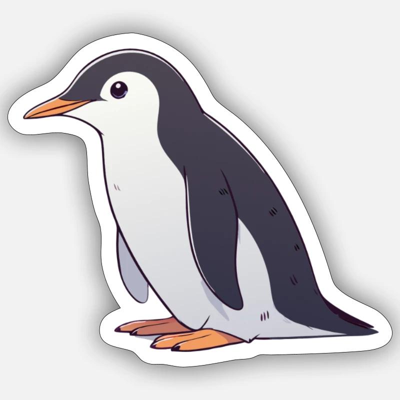 Pinguin Sticker Größe S (10 x 10 cm)
