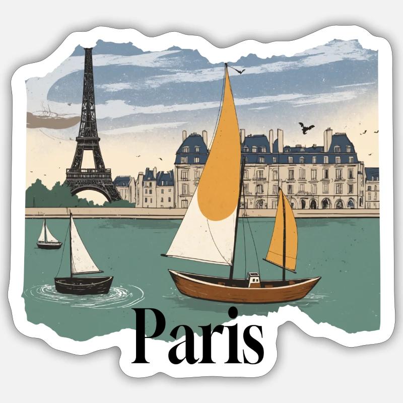 Paris Sticker size S (10 x 10 cm)