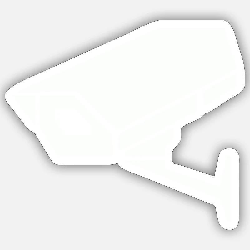 Surveillance camera Sticker size S (10 x 10 cm)