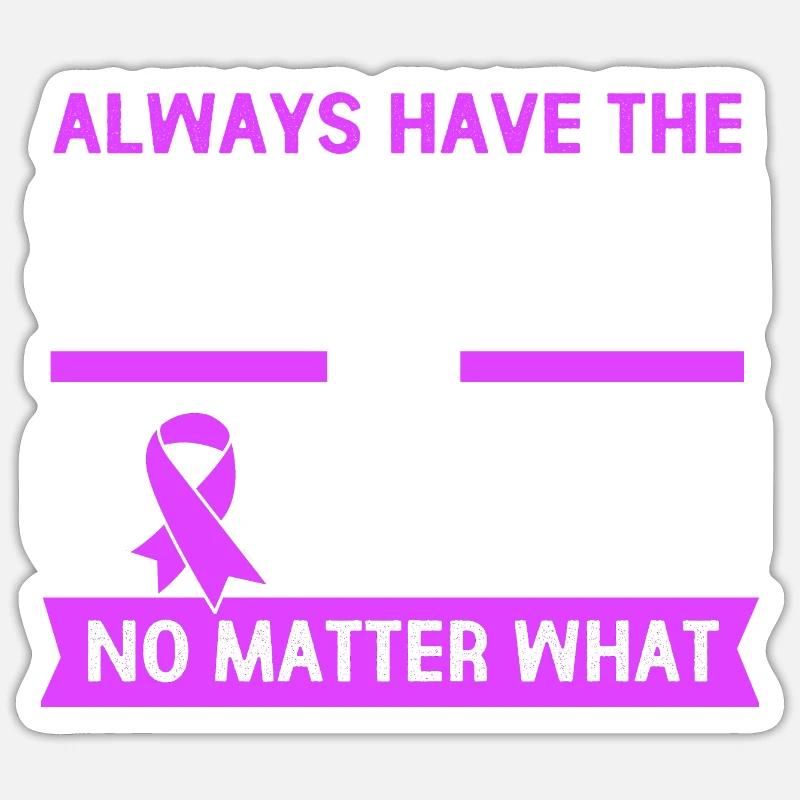 Maladie auto-immune - Sticker taille S (10 x 10 cm) - blanc mat