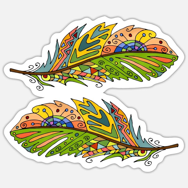 Stylo - Sticker taille S (10 x 10 cm) - blanc mat