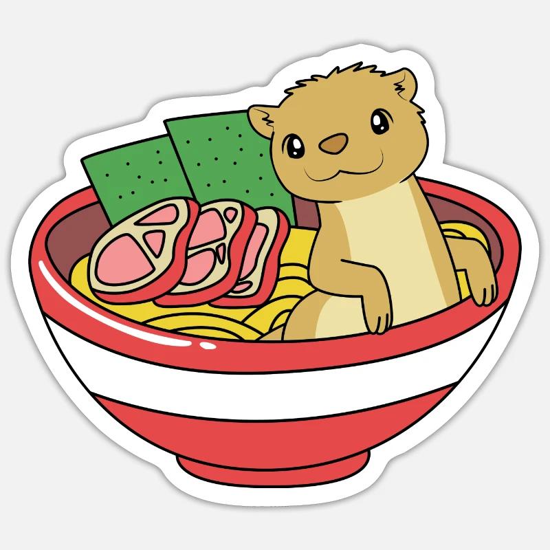 Otter Sticker Größe S (10 x 10 cm)