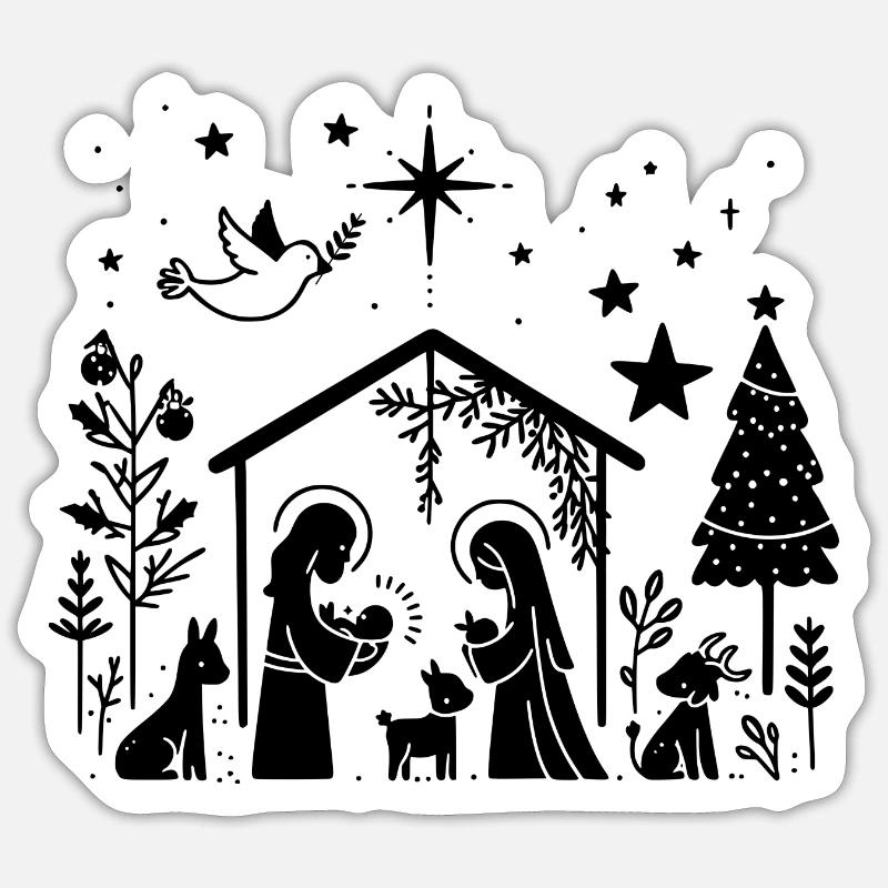 Sticker Größe S (10 x 10 cm) - 