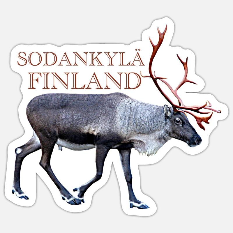 Sodankyla - Sticker size S (10 x 10 cm) - white matte
