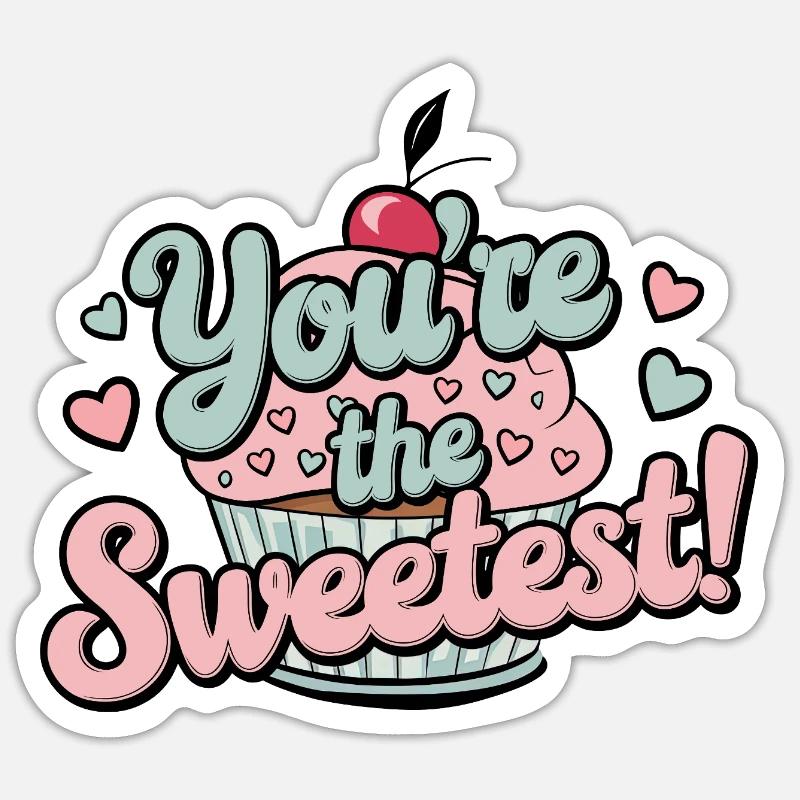 Tu es le plus doux Sticker taille S (10 x 10 cm)