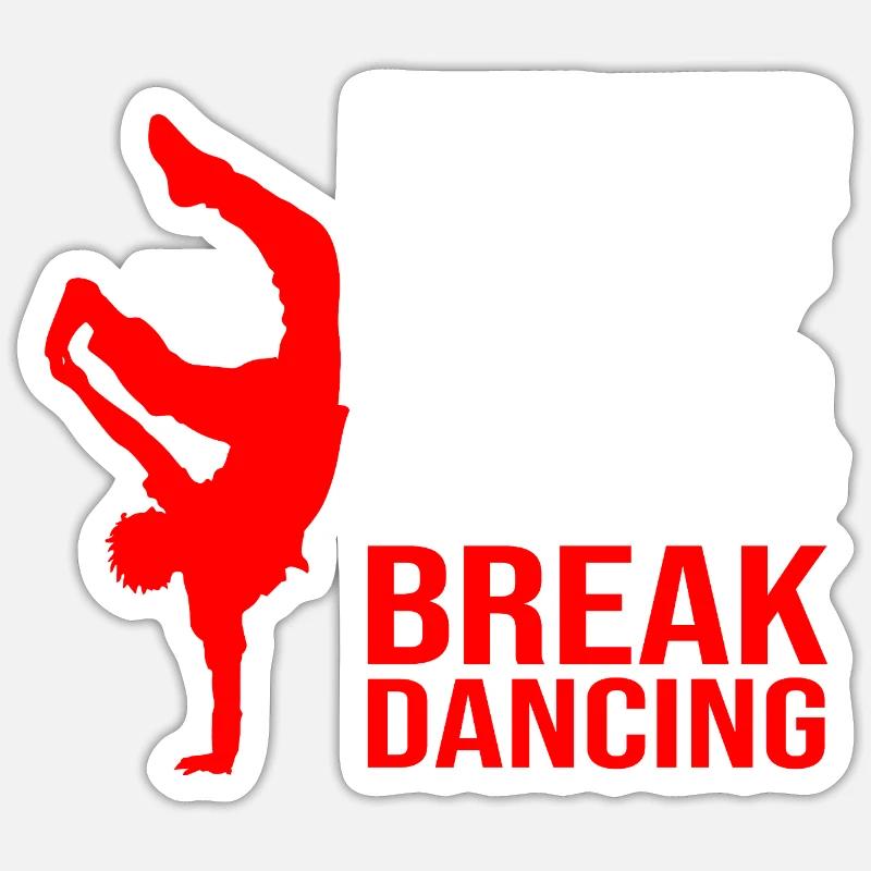 Breakdance Sticker Größe S (10 x 10 cm)