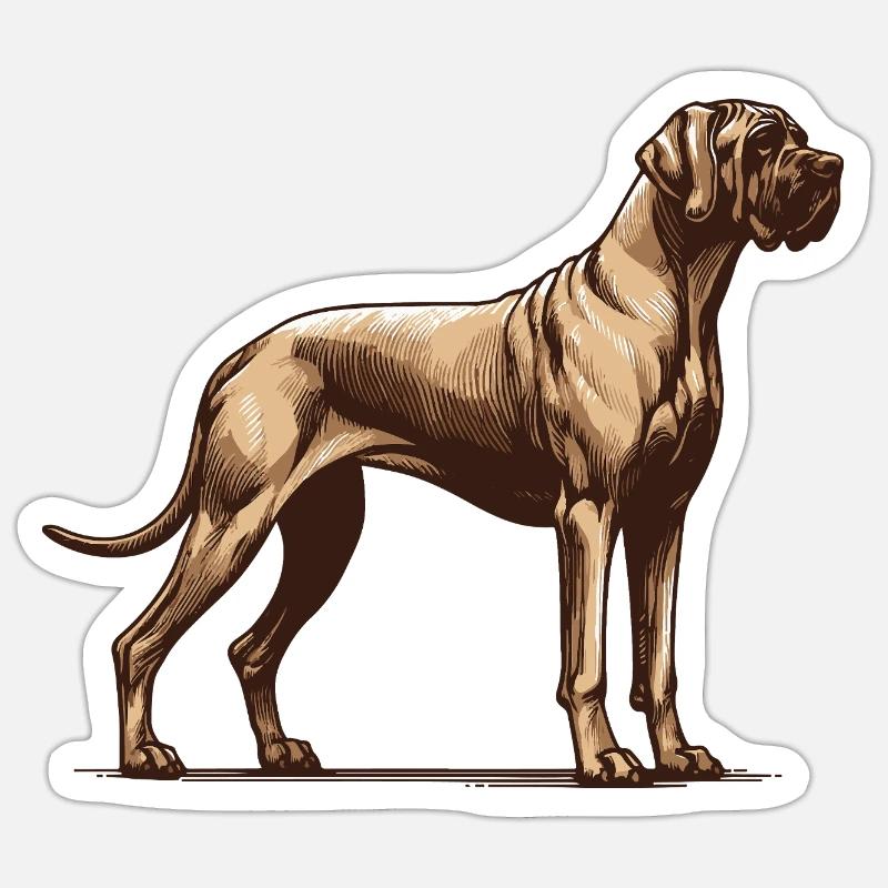 Brasileiro - Sticker taille S (10 x 10 cm) - blanc mat